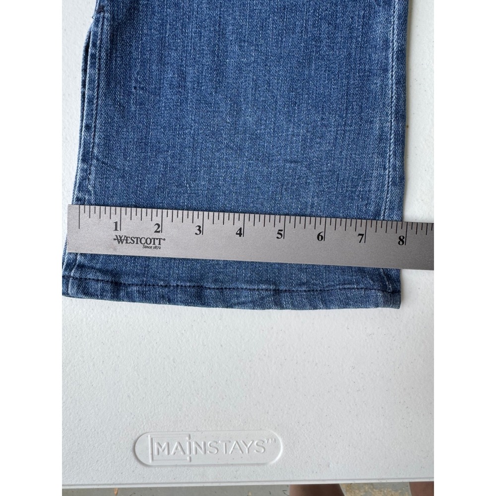 FRAME Le Mini Boot Jeans Womens 26 Medium Wash Excellent Slit Hem LMBIS793 - Picture 14 of 14